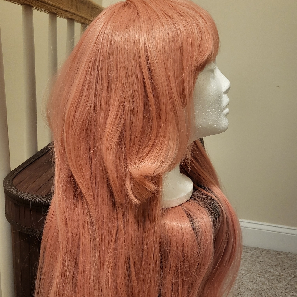 Pink wig
